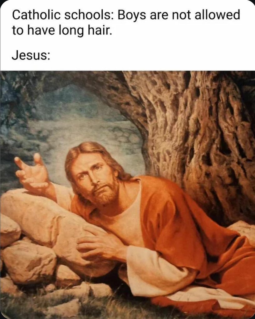 Plot twist: Jesus wouldn’t make it past the principal’s office.”