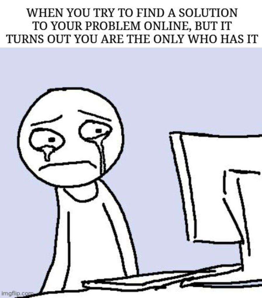 That is the biggest problem